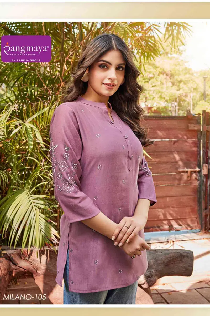 Milano By Rangmaya Bombay Tunic Ladies Top Wholesale Shop In Surat